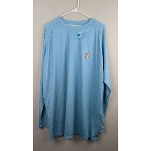 AFTCO XXL Blue Long-Sleeve UV Fishing Shirt – Lightweight & Quick-Dry‎